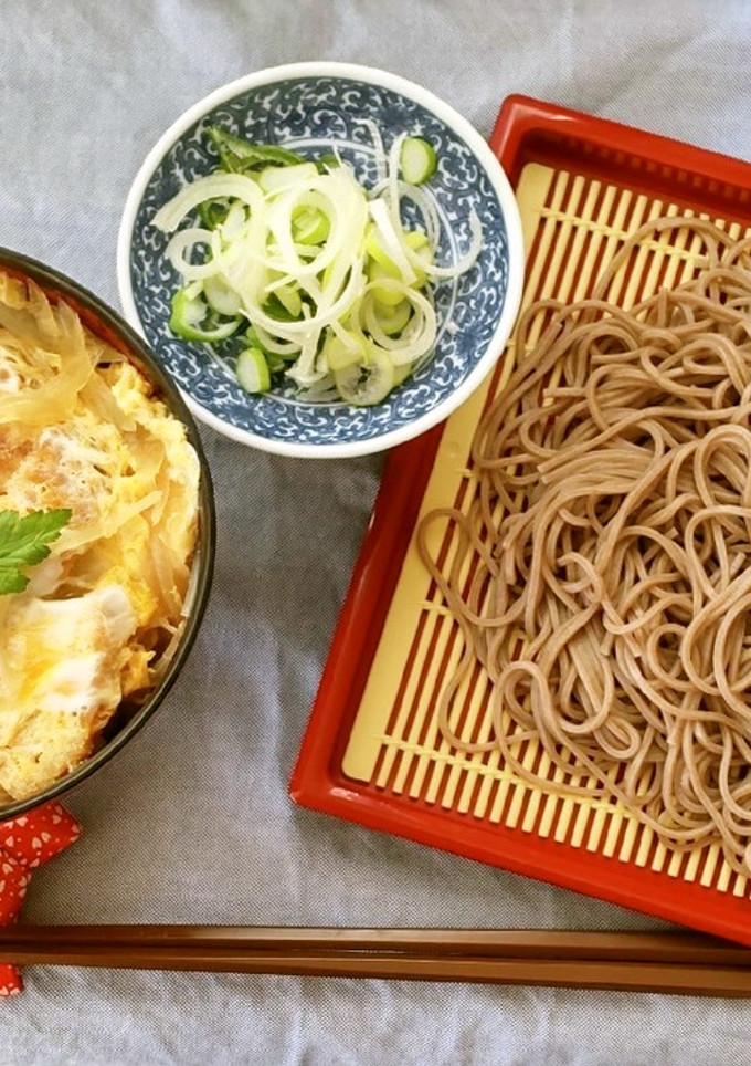 再現！ゆで太郎の得セット♪ミニかつ丼と冷-レシピのメイン写真