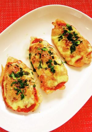 ☺お弁当にも☆簡単おつまみ♪ささみピザ☺-レシピのメイン写真