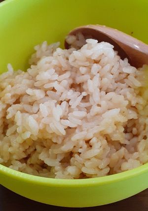 残った煮汁で炊き込みご飯(具無し)-レシピのメイン写真