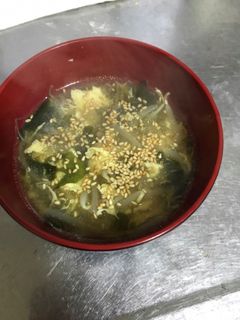 もやしとわかめの卵スープ-レシピのメイン写真