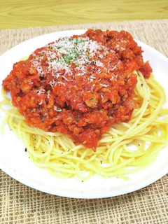 定番!我が家のミートソーススパゲッティ!-レシピのメイン写真