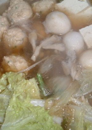 鶏団子なべ-レシピのメイン写真