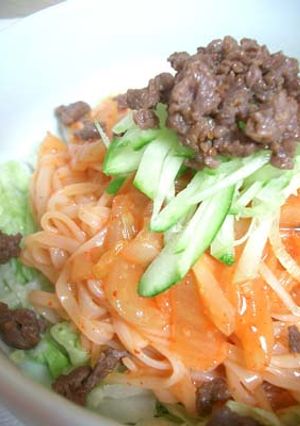 韓国料理　キムチピビムミョン-レシピのメイン写真