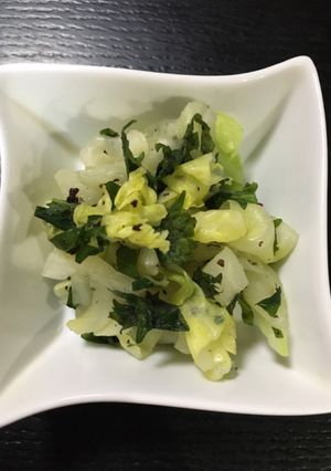 キャベツのしそまみれ-レシピのメイン写真