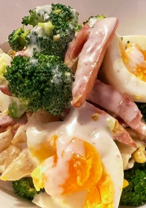 ボリューム満点ブロッコリーと卵のサラダ-レシピのメイン写真