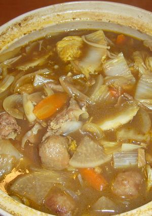 簡単!!絶品カレー鍋つゆ-レシピのメイン写真