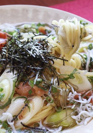 和風◎梅パスタ-レシピのメイン写真