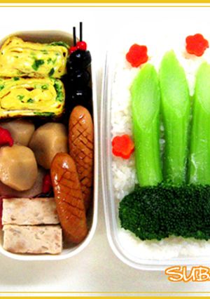 お正月✿ブロッコリーかんたん門松お弁当-レシピのメイン写真