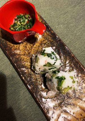 春の味覚　葉わさびの菜飯-レシピのメイン写真