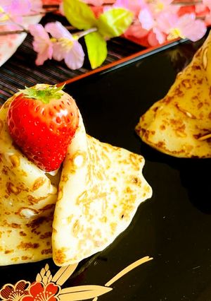 ひなまつりに♪お雛様クレープ-レシピのメイン写真