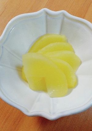 レンジで簡単！りんごのコンポート-レシピのメイン写真