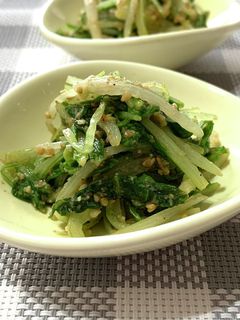 水菜のごま和え-レシピのメイン写真