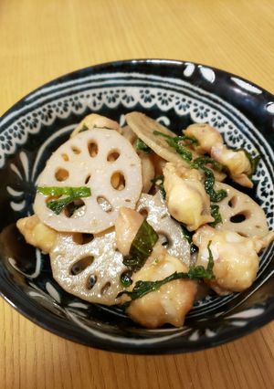 ひざ軟骨とレンコンの大葉炒め★-レシピのメイン写真
