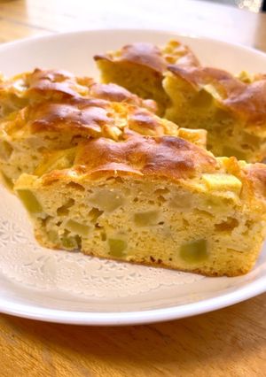 ホケミで簡単！りんごとさつまいものケーキ-レシピのメイン写真
