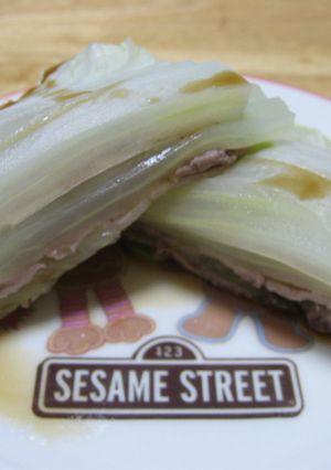 白菜と豚肉の重ね蒸し-レシピのメイン写真