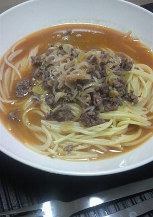 かんたん担々パスタ-レシピのメイン写真