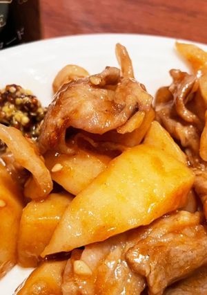 豚バラと蓮根バルサミコ炒め☆ホットクック-レシピのメイン写真
