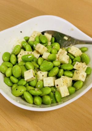 枝豆とチーズのオリーブオイル和え-レシピのメイン写真