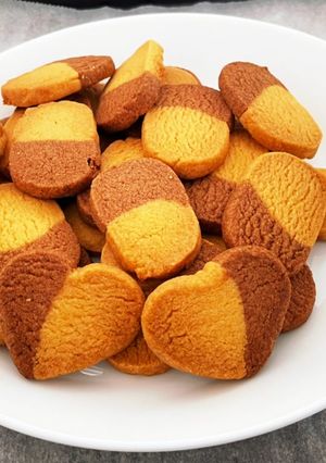簡単サクサク2色クッキー-レシピのメイン写真