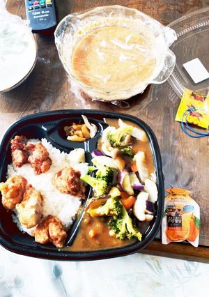 お一人様☆野菜たっぷりレトルトカレー-レシピのメイン写真