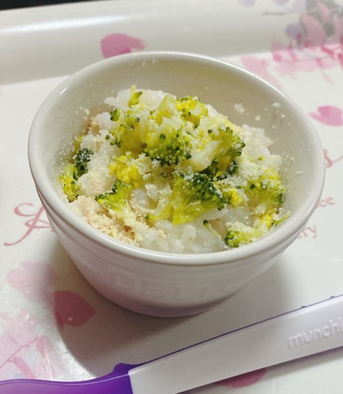 ツナブロッコリークリームドリア風♡離乳食-レシピのメイン写真