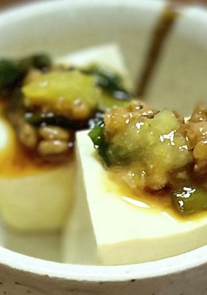 木綿豆腐やっこ★ゆず風味醤油麦麹ニラだれ-レシピのメイン写真