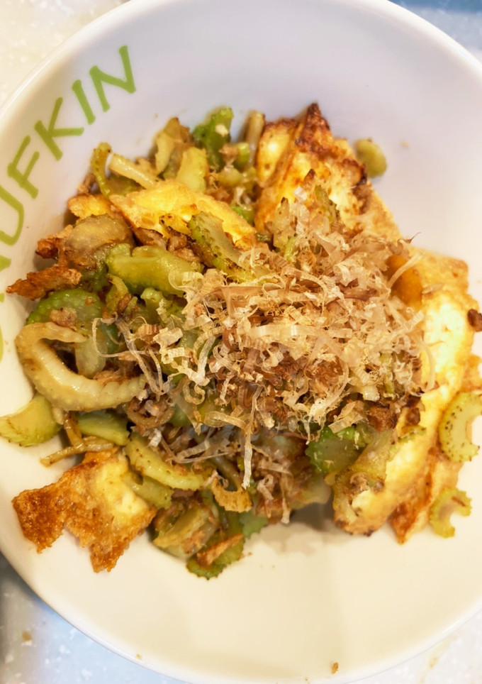 厚揚げとセロリの炒め物-レシピのメイン写真