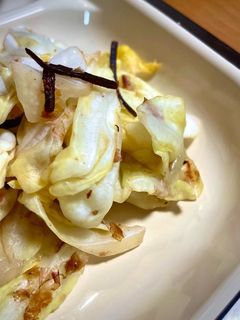 簡単5分☆キャベツの塩昆布おかか和え-レシピのメイン写真