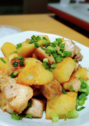 鶏ももとじゃがいものうまうまゆず胡椒炒め-レシピのメイン写真