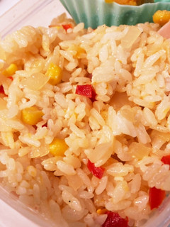 ハムとピーマンのチャーハン-レシピのメイン写真