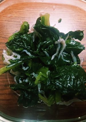 ほうれん草のしらす和え-レシピのメイン写真