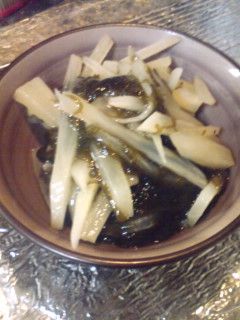 もずくとヤーコンの酢の物-レシピのメイン写真