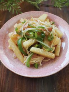 簡単!お手軽!長芋ともやしの炒めもの-レシピのメイン写真