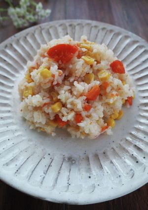 まるごと！にんじんの洋風炊き込みご飯-レシピのメイン写真