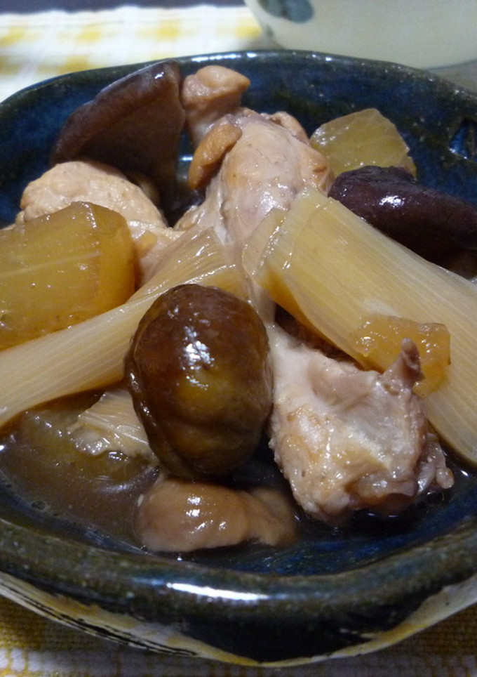 鶏手羽と甘栗の煮物-レシピのメイン写真