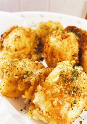 おからパウダーの入った焼きコロッケ-レシピのメイン写真