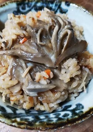 朝ご飯ﾚｼﾋﾟ炊き込みご飯【舞茸】-レシピのメイン写真