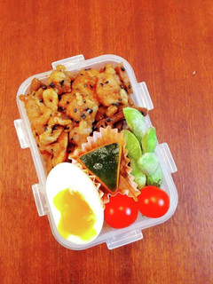 お弁当 れんこんと豚肉の炒めもの-レシピのメイン写真