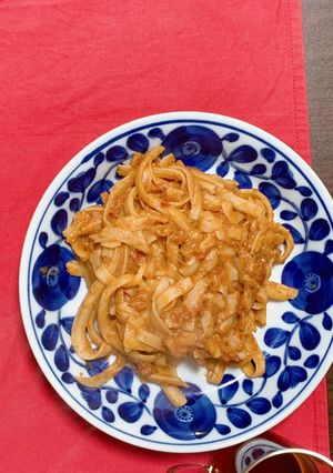 カニクリームパスタ-レシピのメイン写真