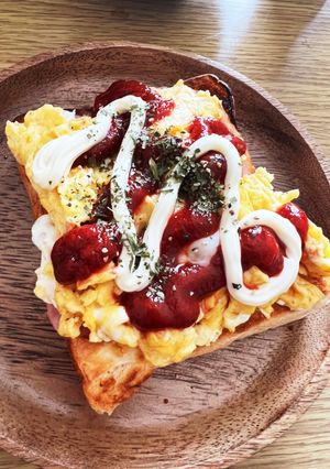 がっつり!卵ベーコンチーズトースト-レシピのメイン写真