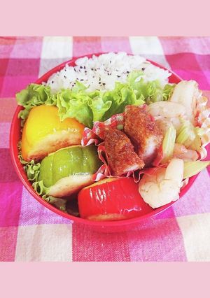 肉詰め弁当-レシピのメイン写真