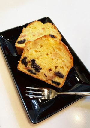 簡単！りんごレーズンバウンドケーキ-レシピのメイン写真