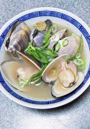 ハマグリの酒蒸し-レシピのメイン写真