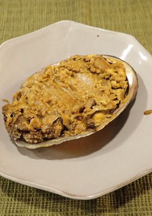 電子レンジでアワビのガーリックバター蒸し-レシピのメイン写真