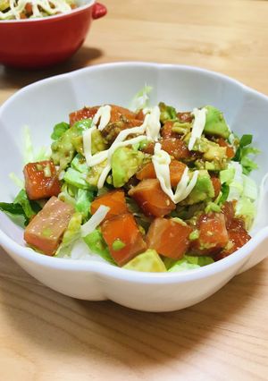 【野菜ソムリエ】アボカドサーモン丼-レシピのメイン写真