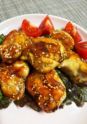 焼いて絡める、簡単！ヤンニョムチキン-レシピのメイン写真