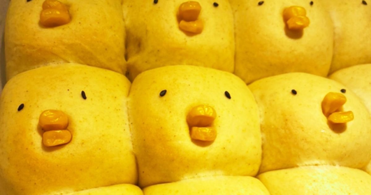 可愛いヒヨコちぎりパン ピヨピヨ by ミルフイ 【クックパッド】 簡単
