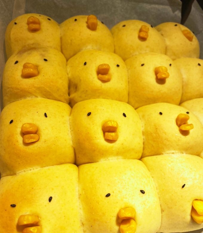 可愛いヒヨコちぎりパン ピヨピヨ by ミルフイ 【クックパッド】 簡単