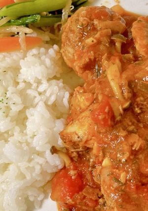 簡単♡サバ缶トマト缶ミートボール！-レシピのメイン写真
