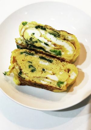ほうれん草入り卵焼き(離乳食完了期にも)-レシピのメイン写真